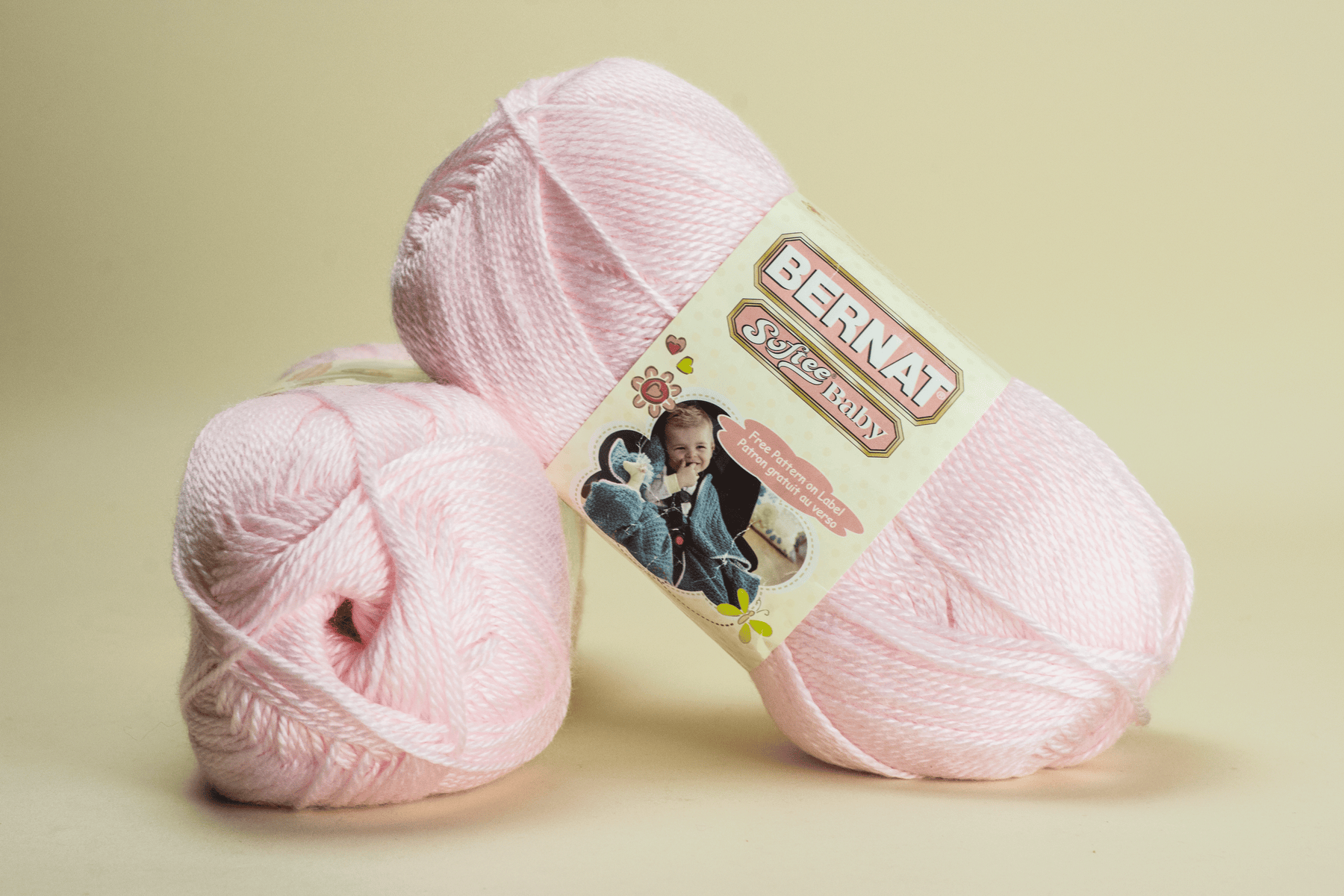 Bernat Softee Baby - Baby Pink Marl (30301) - 140g - Wool